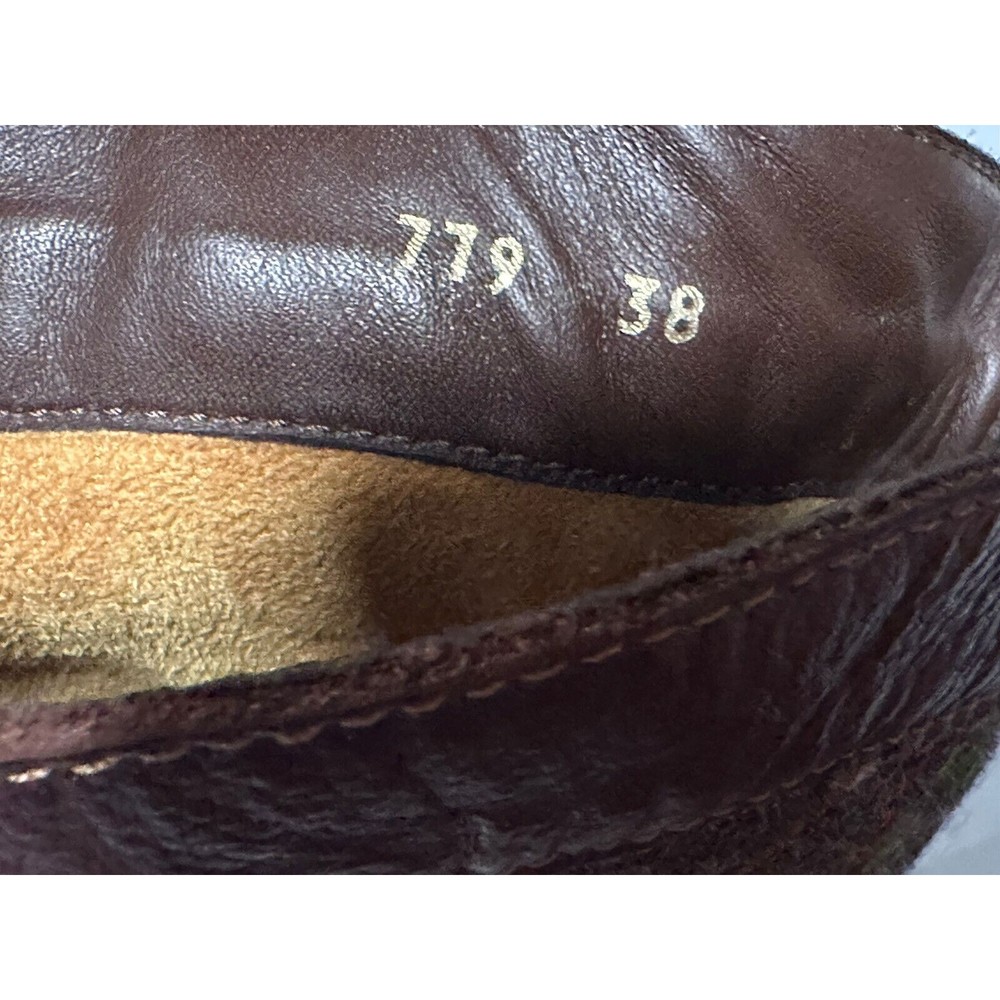 THE ART COMPANY COMFORT BOOTS ANKLE/MID CALF BROWN LEATHER /WOOL SZ 38 US 8 - Picture 11 of 16